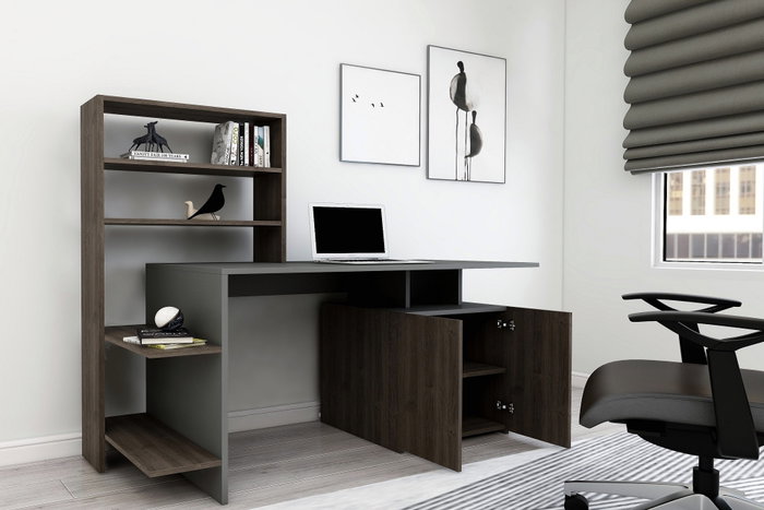 Hanah Home Melis - Nogal, Antracita